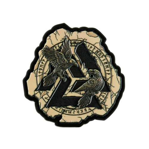 Нашивка Valknut ravens, Coyote/Black
