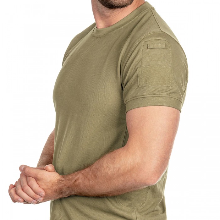 Термоактивна футболка Helikon Tactical T-shirt TopCool, Khaki Термоактивна футболка Helikon Tactical T-shirt TopCool, Khaki