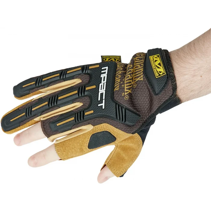 Перчатки Mechanix M-Pact Framer Leather, Brown Перчатки Mechanix M-Pact Framer Leather, Brown