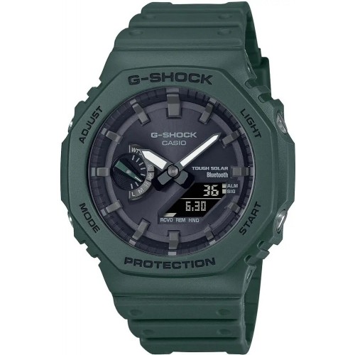 Часы Casio GA-B2100-3AER G-Shock., Зелёный