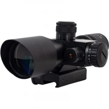 Оптичний приціл Gunhobby 2.5-10x40 з ЛЦУ (репліка) та підсвічуванням, Black