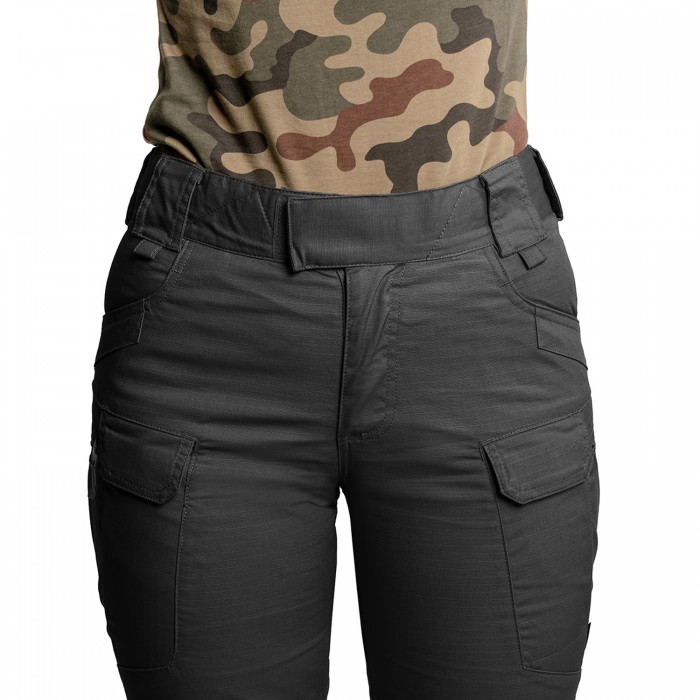 Жіночі штани тактичні демісезонні Helikon Women's UTP Resized PolyCotton Rip-Stop, Black Жіночі штани тактичні демісезонні Helikon Women's UTP Resized PolyCotton Rip-Stop, Black