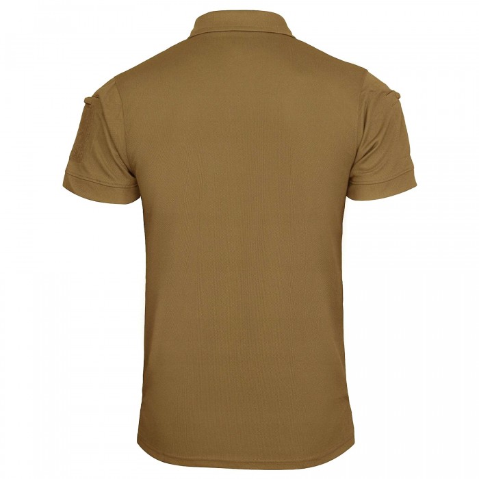 Футболка поло Mil-Tec Tactical Quickdry - Coyote Футболка поло Mil-Tec Tactical Quickdry - Coyote