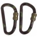 Карабины тактические (2 шт.) 60мм Mil-Tec Tactical Carabiner Вудленд