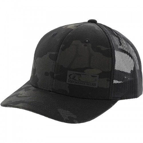Кепка Mechanix United We Work Snap-Back Hat Black/Camo, Black