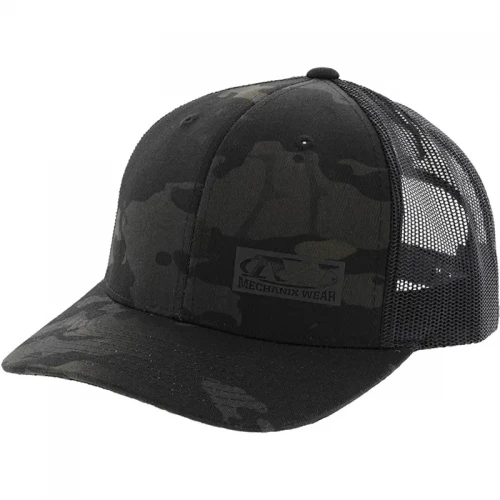 Кепка Mechanix United We Work Snap-Back Hat Black/Camo, Black
