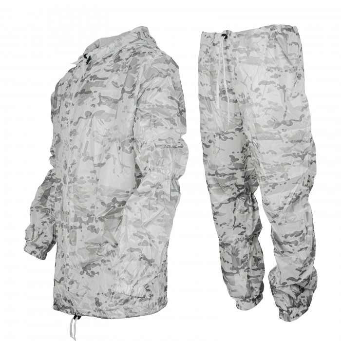 Костюм Камуфляжный маскировочный Белый Мультикам, White, one size Костюм Камуфляжный маскировочный Белый Мультикам, White, one size