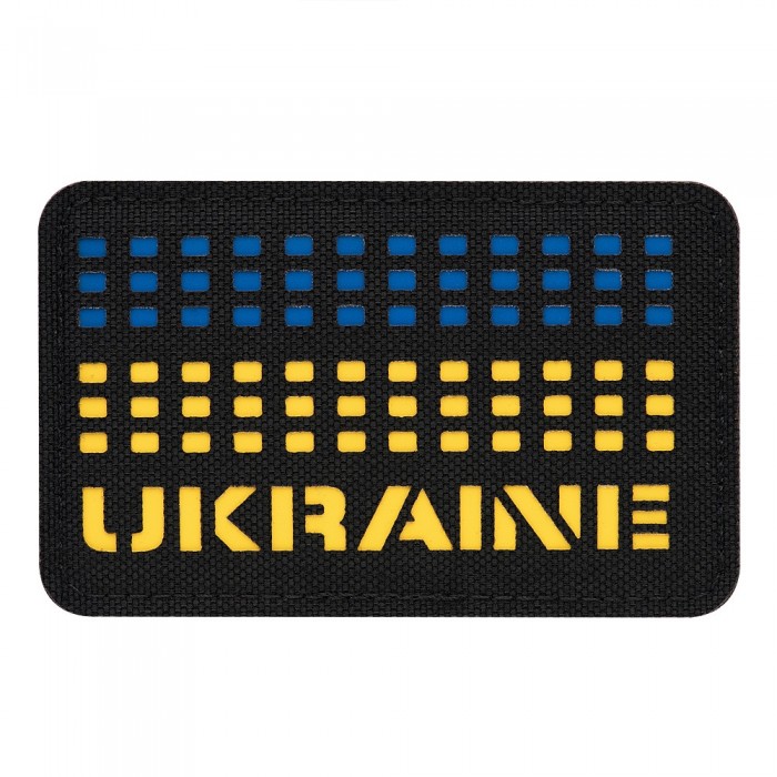 M-Tac нашивка Ukraine Laser Cut Ranger Black/Yellow/Blue M-Tac нашивка Ukraine Laser Cut Ranger Black/Yellow/Blue