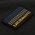 M-Tac нашивка Ukraine Laser Cut Ranger Black/Yellow/Blue