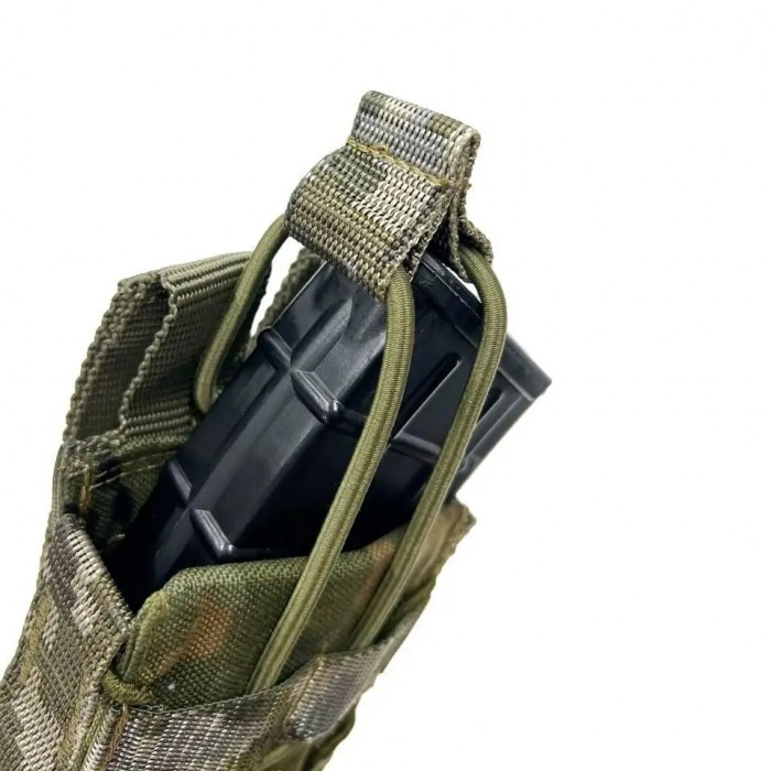 Підсумок для магазина АК відкритий камуфляжний Flecktarn Підсумок для магазина АК відкритий камуфляжний Flecktarn