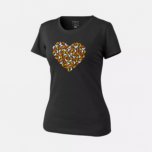 Женская футболка Helikon Chameleon Heart - Black, Black, XS\R