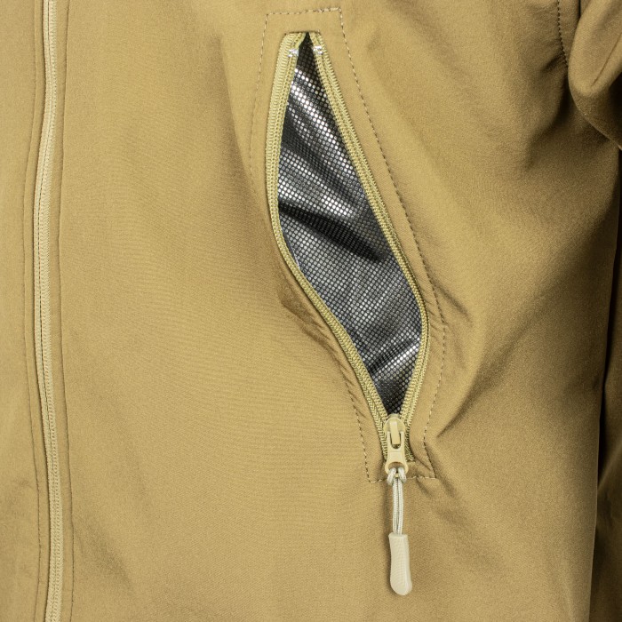 Куртка с липучками для шевронов Vik-Tailor SoftShell Coyote Куртка с липучками для шевронов Vik-Tailor SoftShell Coyote