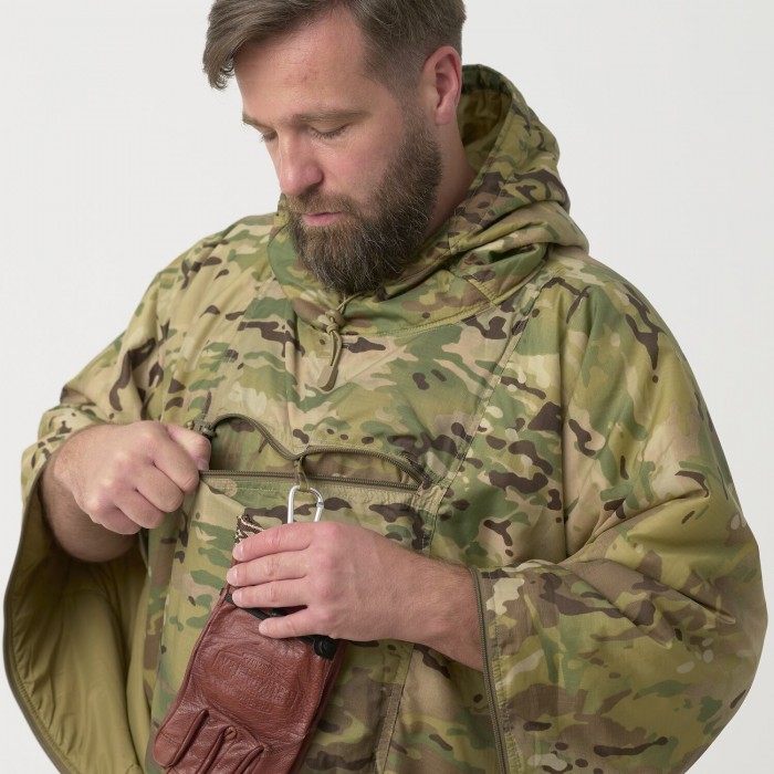 Пончо Helikon Swagman Roll Climashield Apex з функцією спального мішка - MultiCam, Multicam Пончо Helikon Swagman Roll Climashield Apex з функцією спального мішка - MultiCam, Multicam