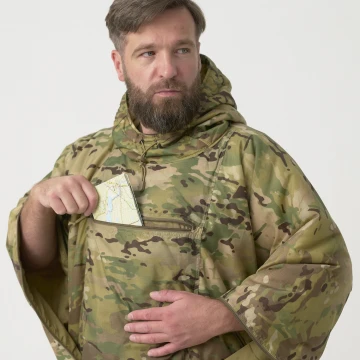 Пончо Helikon Swagman Roll Climashield Apex с функцией спального мешка - MultiCam, Multicam