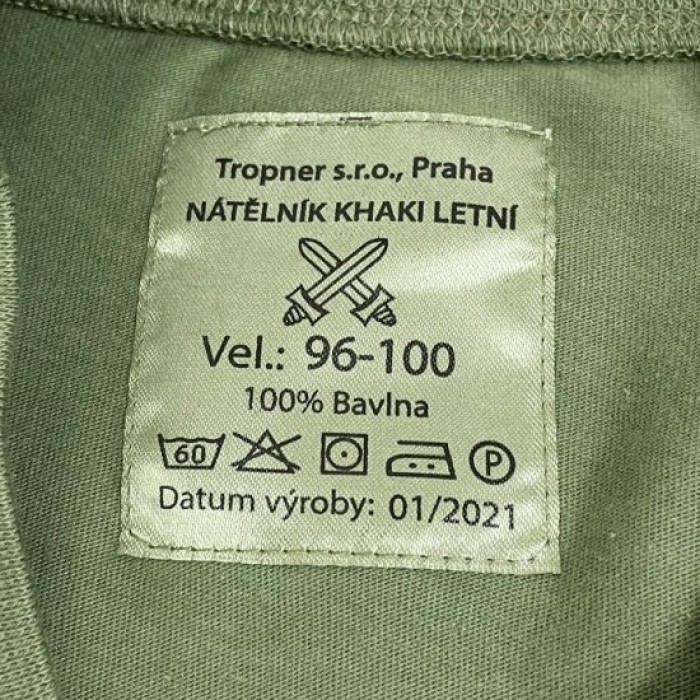 Футболка оригінальна армії Чехії Tropner T-Shirt Olive, Olive, XL Футболка оригінальна армії Чехії Tropner T-Shirt Olive, Olive, XL