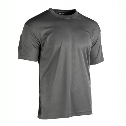 Футболка быстросохнущая MIL-TEC Tactical T-Shirt Quickdry Urban Grey, Серый