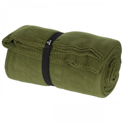 Флисовое одеяло 200 х 150 MFH Олива, Olive