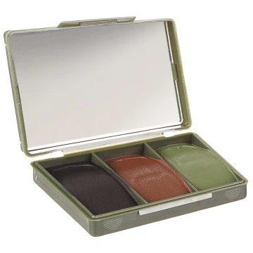 Грим з дзеркалом BCB Camouflage Cream 3-кольори Чорний, Олива, Коричневий