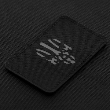 M-Tac нашивка Месник горизонтальна Laser Cut Black/Grey