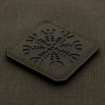 M-Tac нашивка шлем Ужаса Laser Cut Ranger Green/Black