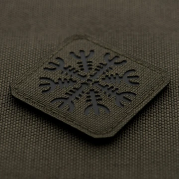 M-Tac нашивка шлем Ужаса Laser Cut Ranger Green/Black