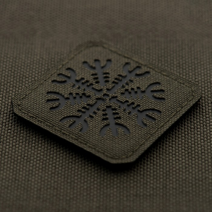 M-Tac нашивка шлем Ужаса Laser Cut Ranger Green/Black M-Tac нашивка шлем Ужаса Laser Cut Ranger Green/Black