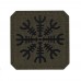 M-Tac нашивка шлем Ужаса Laser Cut Ranger Green/Black