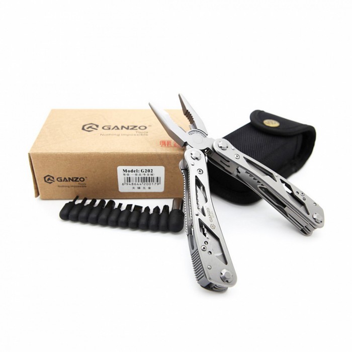 Мультитул Ganzo MultiTool G202B Silver Мультитул Ganzo MultiTool G202B Silver