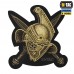 НАШИВКА GLADIATOR HELMET (ВЫШИВКА) BLACK, Золотой