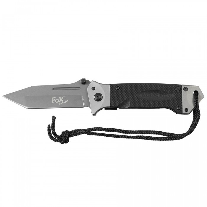 Ніж складаний Fox Outdoor G10 Чорний Ніж складаний Fox Outdoor G10 Чорний