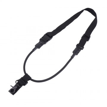 Ремінь для зброї 1-точка MFH Bungee Sling Black