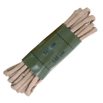 Шнурки вощені MIL-TEC 140 см Койот