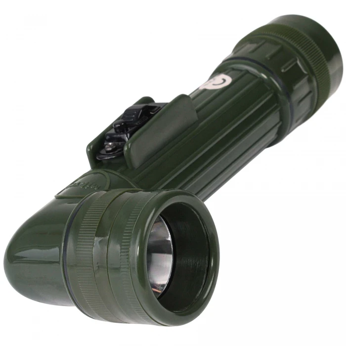 Тактический фонарь MIL-TEC Medium Anglehead Flashlight Olive Тактический фонарь MIL-TEC Medium Anglehead Flashlight Olive