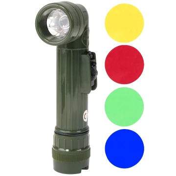 Тактичний ліхтар MIL-TEC Medium Anglehead Flashlight Olive