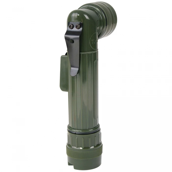 Тактический фонарь MIL-TEC Medium Anglehead Flashlight Olive Тактический фонарь MIL-TEC Medium Anglehead Flashlight Olive