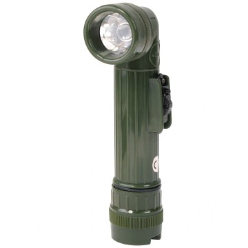 Тактический фонарь MIL-TEC Medium Anglehead Flashlight Olive