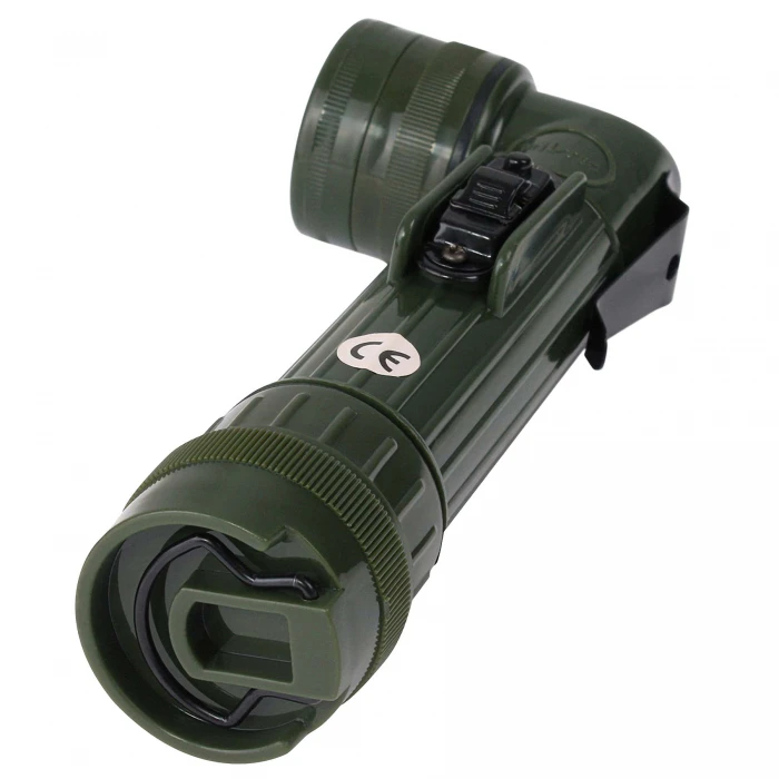 Тактический фонарь MIL-TEC Medium Anglehead Flashlight Olive Тактический фонарь MIL-TEC Medium Anglehead Flashlight Olive