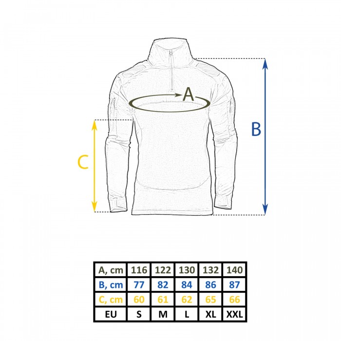 Рубашка боевая MIL-TEC Combat Shirt Chimera Olive Рубашка боевая MIL-TEC Combat Shirt Chimera Olive