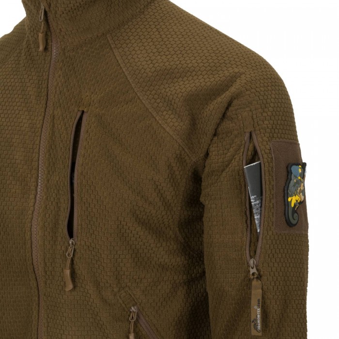 Флісова кофта Helikon Alpha Tactical - Coyote Флісова кофта Helikon Alpha Tactical - Coyote