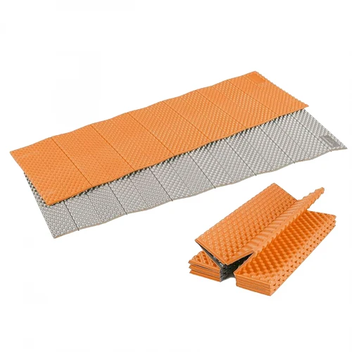 Килимок складаний (Каремат) IXPE Naturehike NH19QD008, алюмінієва плівка, 18 мм, Помаранчевий