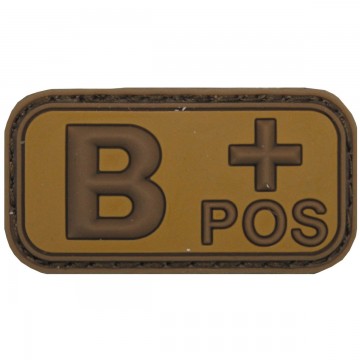 Нашивка група крові B(III) Rh+ Coyote