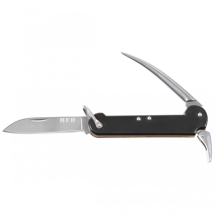 Ніж Боцманський зі свайкою BW Navy Pocket Knife Чорний Ніж Боцманський зі свайкою BW Navy Pocket Knife Чорний