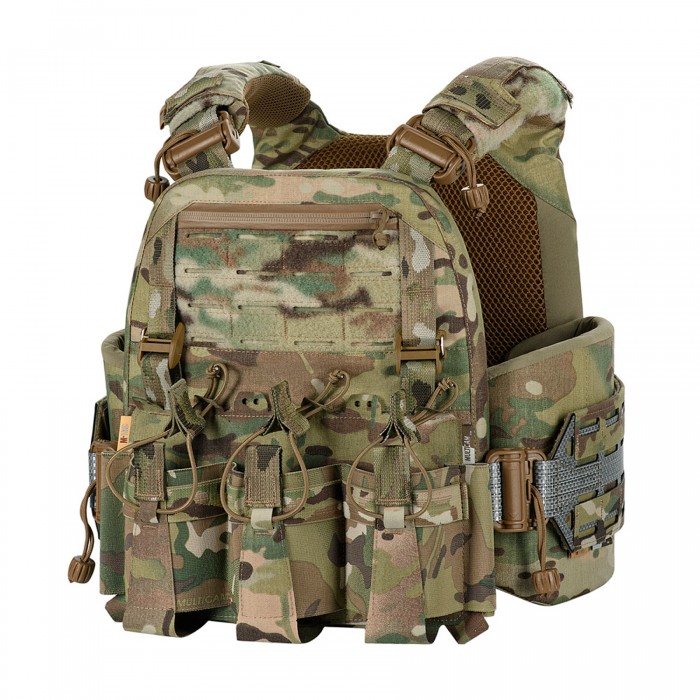 Плитоноска M-Tac Cuirass Tiger FAST Elite (размер плиты М), MultiCam, XS/S Плитоноска M-Tac Cuirass Tiger FAST Elite (размер плиты М), MultiCam, XS/S