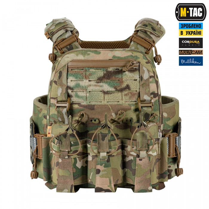 Плитоноска M-Tac Cuirass Tiger FAST Elite (размер плиты М), MultiCam, XS/S Плитоноска M-Tac Cuirass Tiger FAST Elite (размер плиты М), MultiCam, XS/S