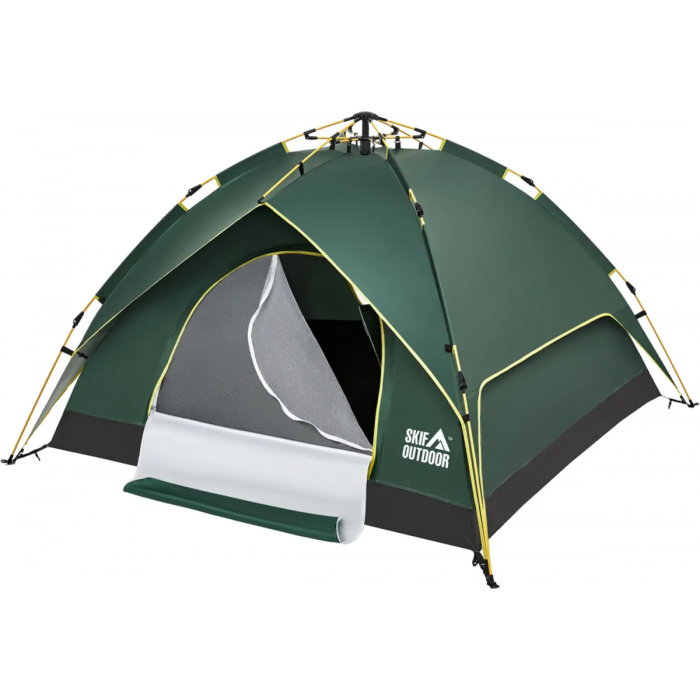 Палатка Skif Outdoor Adventure Auto II, 200x200 cm (3-х местная), Зелёный Палатка Skif Outdoor Adventure Auto II, 200x200 cm (3-х местная), Зелёный