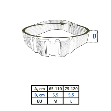 Ремінь тактичний MIL-TEC US LC2 Pistol Belt Оливковий