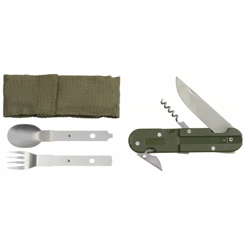 Столовый набор MFH Cutlery Set Olive