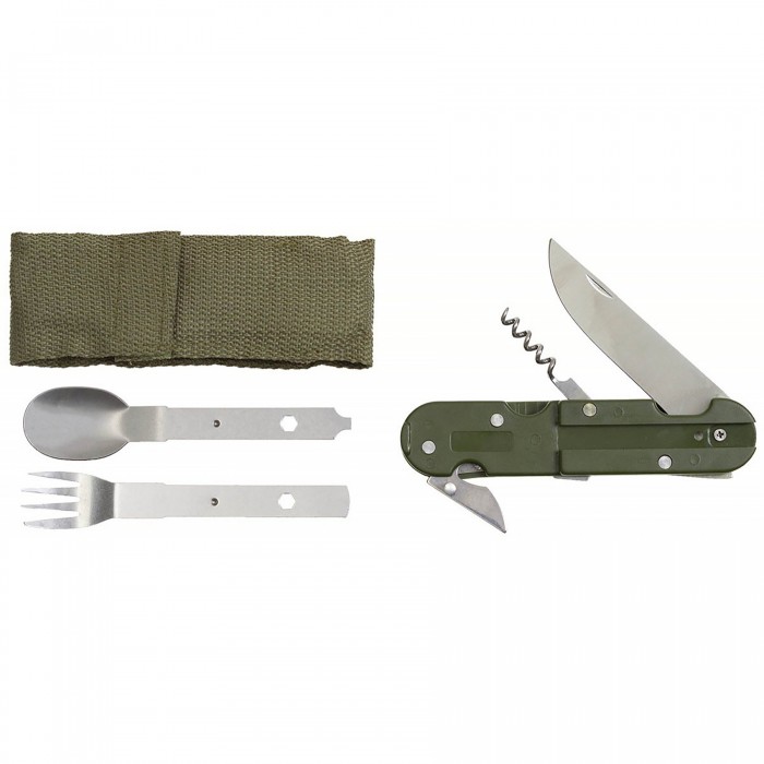 Столовий набір MFH Cutlery Set Olive Столовий набір MFH Cutlery Set Olive