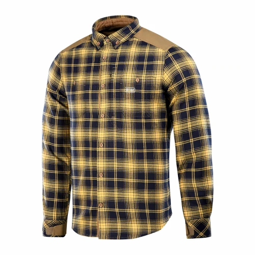 Рубашка M-Tac Lumberjack Merino Cold Weather, Темно-синий/Желтый