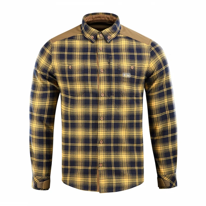 Рубашка M-Tac Lumberjack Merino Cold Weather, Темно-синий/Желтый Рубашка M-Tac Lumberjack Merino Cold Weather, Темно-синий/Желтый